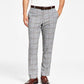 Tommy Hilfiger Men's Modern Fit Th Flex Stretch Patterned Pants Gray Size 30X32