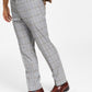 Tommy Hilfiger Men's Modern Fit Th Flex Stretch Patterned Pants Gray Size 38X30
