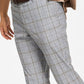 Tommy Hilfiger Men's Modern Fit Th Flex Stretch Patterned Pants Gray Size 38X30