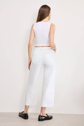Good American - Good Waist Cropped Palazzo Jeans