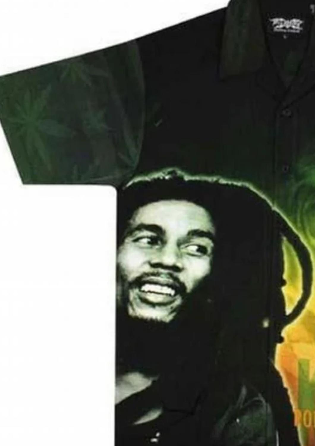 Bob Marley - Men's Kaya Club Button-up Short-sleeve Shirt