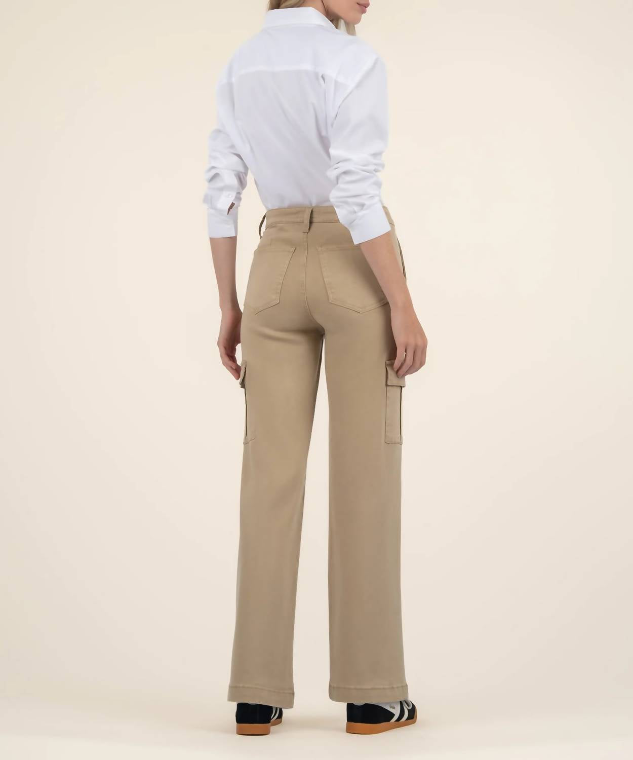 Kut From The Kloth - Miller High Rise Wide Led Pant With Cargo Pockets