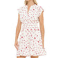 Oliphant - Smocked Waist Roll Sleeve Mini Dress