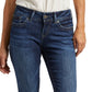 Silver Jeans Co. Women's Suki Distressed Skinny Fit Jeans Blue Size 33X31