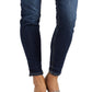 Silver Jeans Co. Women's Suki Distressed Skinny Fit Jeans Blue Size 33X31