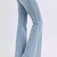 Judy Blue - Rhinestone Detail Flare Jeans