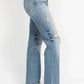 Judy Blue - Rebel Edge High Waist Dad Straight Jeans