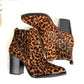 Marc Fisher - Alva Leopard Print Calf Hair Booties