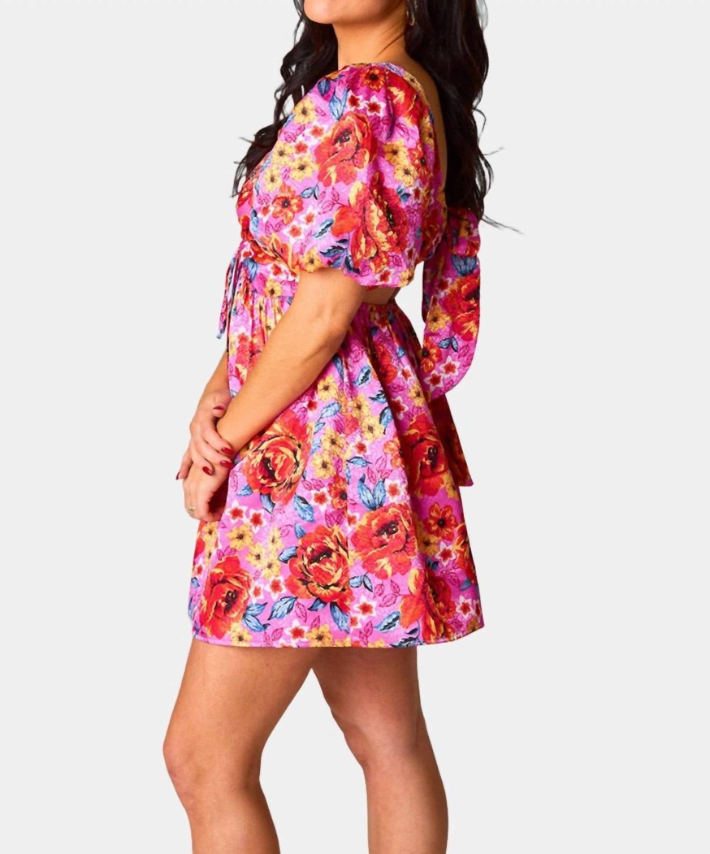 Buddylove - Hannah Elastic Waist Mini Dress