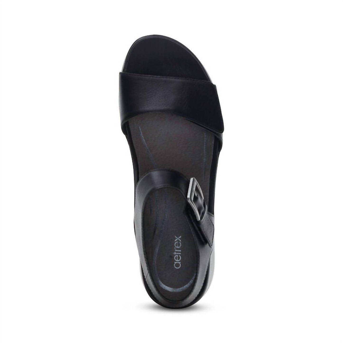 Aetrex - Women's Ariel Adjustable Quarter Strap Wedge