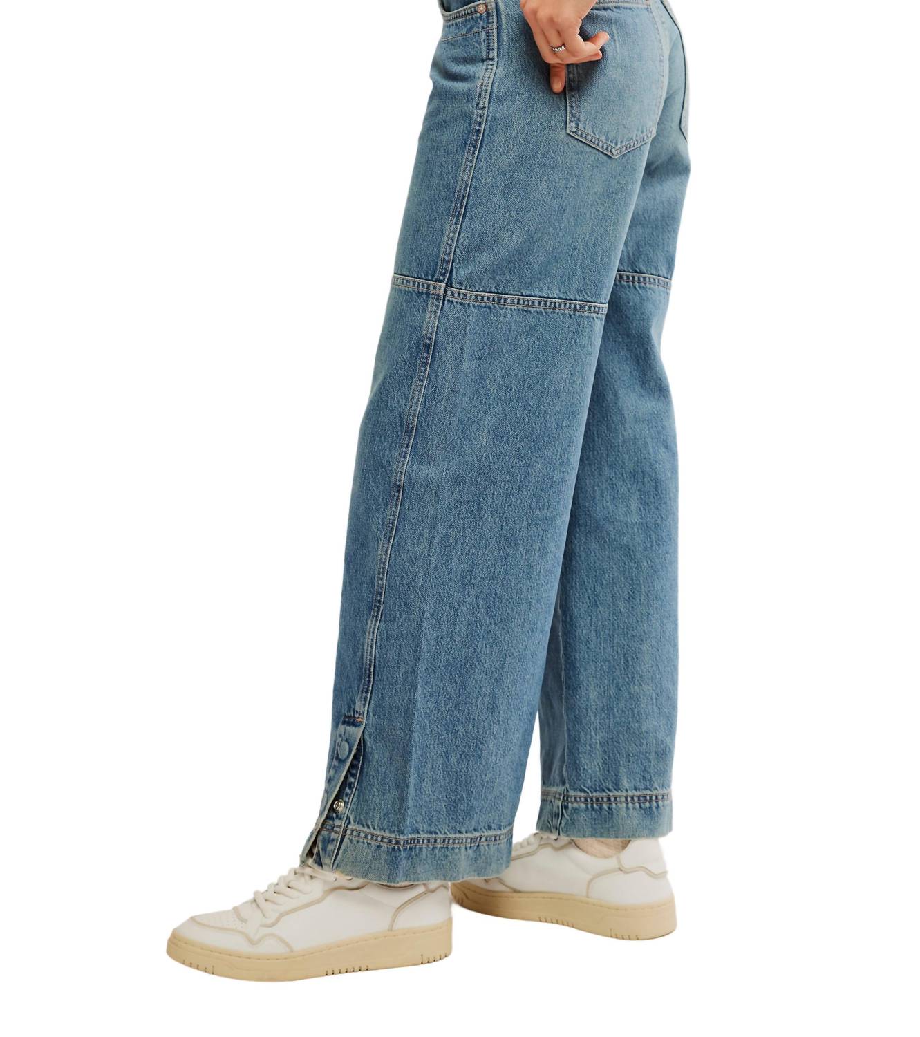 Free People - Benji Relaxed Wide Leg Jeans