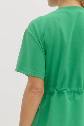 Entro - Drawstring Waist Dress