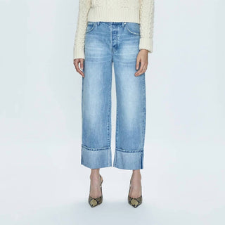 Pistola - Ryder High Rise Cuffed Straight Jeans