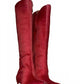 Carrano - Women's Lipstick Suede Boot