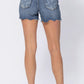 Judy Blue - Paisley Bandana Printed Jean Shorts