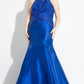 Rachel Allan - Beaded Mikado Mermaid Prom Gown