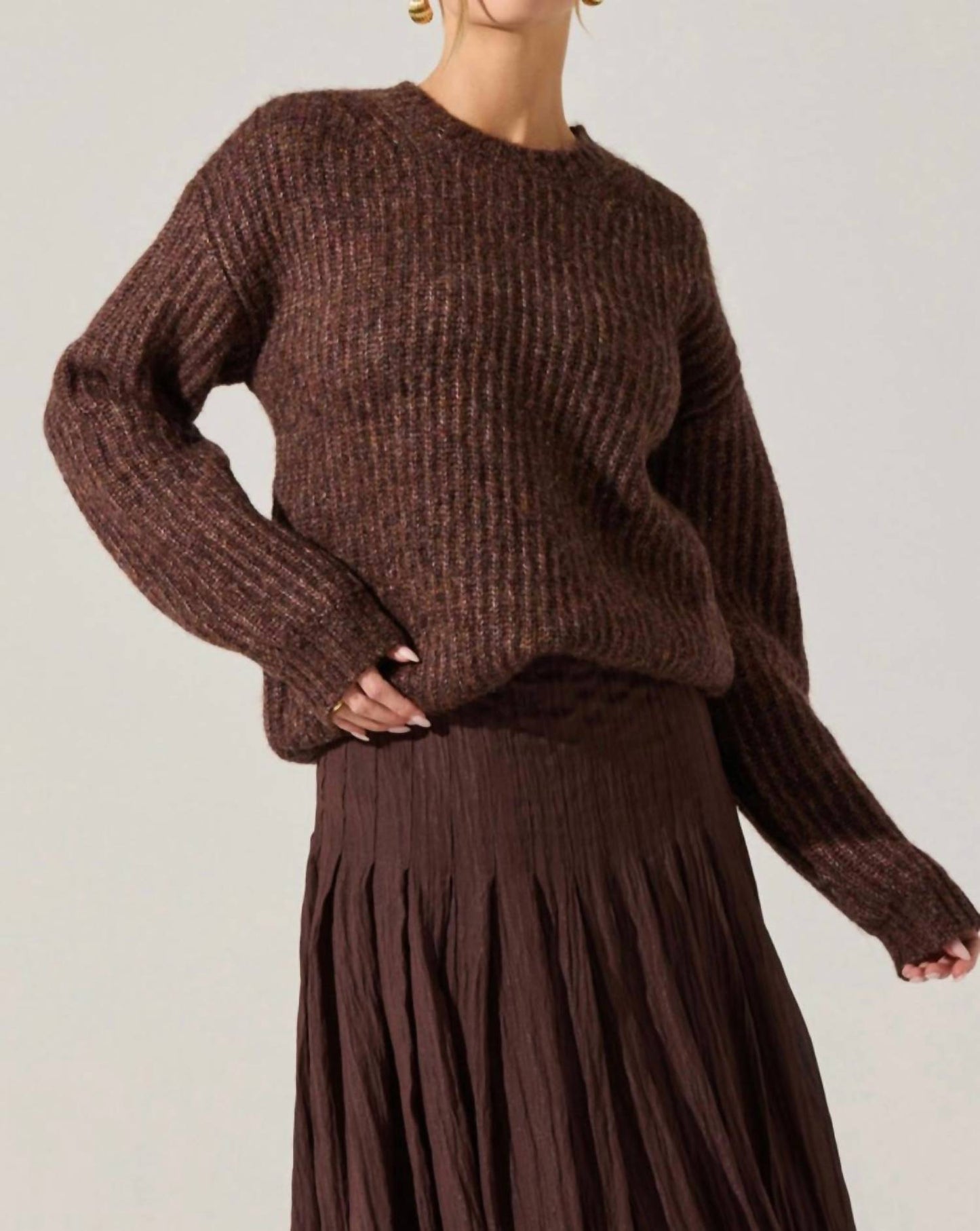 Astr - Archer Crew Neck Sweater