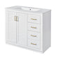 Bathroom Vanity With Sink Combo, Storage Cabinet, Freestanding Set With 3 Drawers & Soft Closing Doors