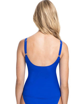Profile By Gottex - Scoop Neck Shirred Tankini Top