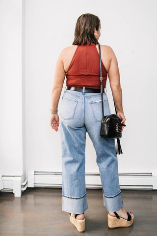 Steve Madden - Twist Neck Crop Top