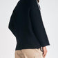 Elan - Whipstitch Sleeve High Neck Sweater