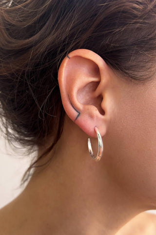 Astor & Orion - Women's Crescent Medium Hoops