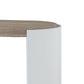Zoma High Gloss Sofa Table - Oak / White