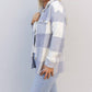 Hem & Thread - Be There For You Check Pattern Shacket Sweater