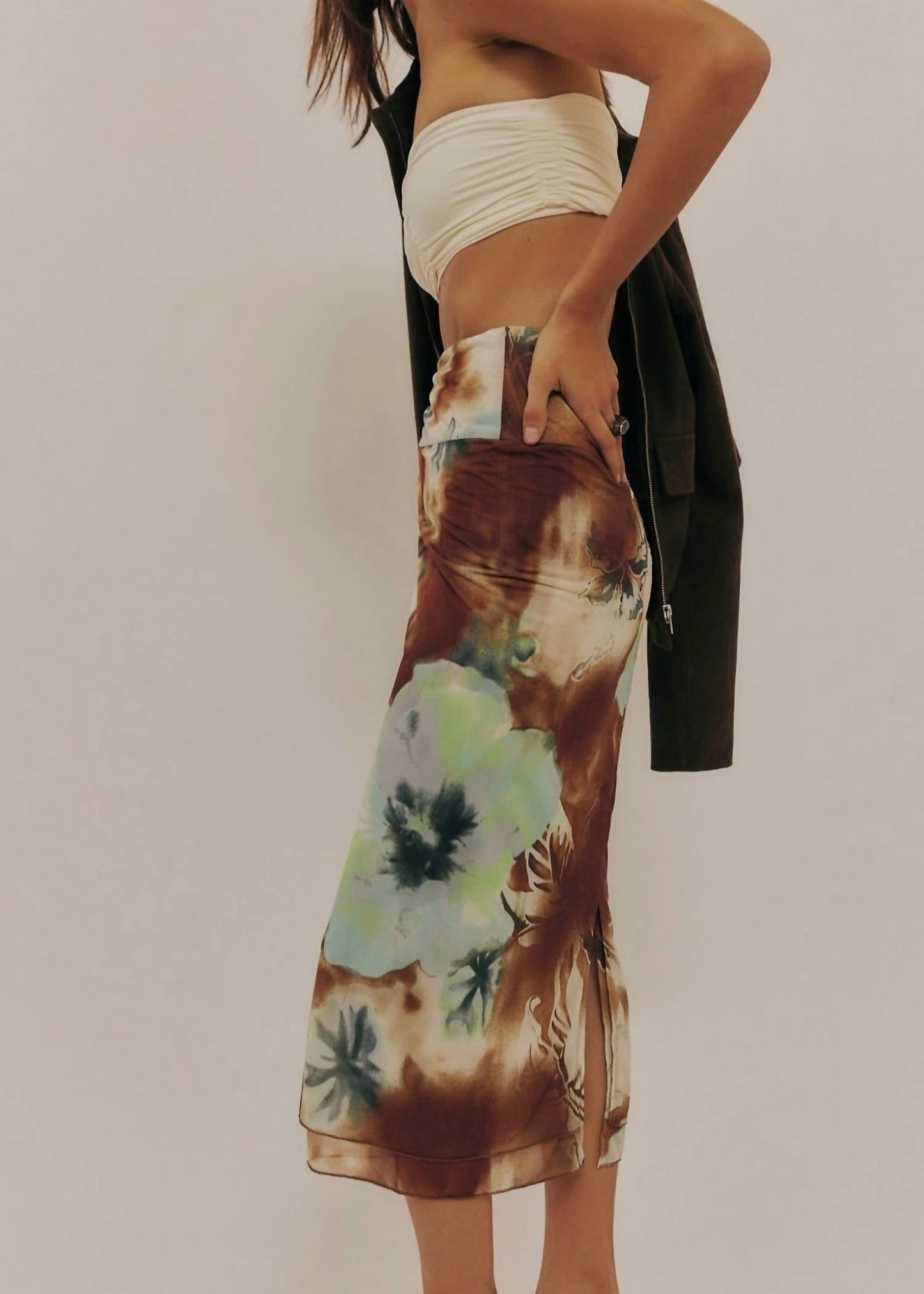 Free People - Sunset Mesh Maxi Skirt