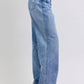 Judy Blue - Rigid Magic Criss-cross Waistband Straight Jeans