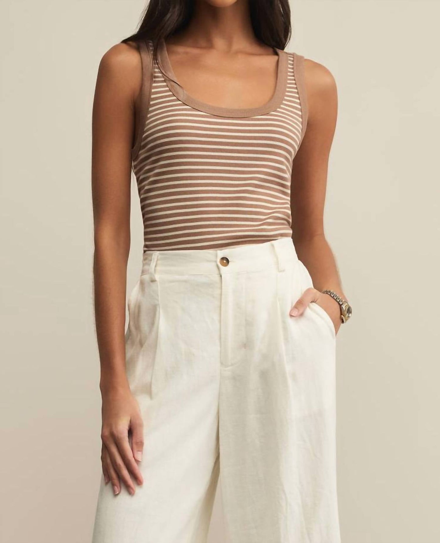 Z Supply - Elin Stripe Rib Tank