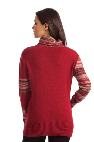 French Kyss - Katherine Braided Open Neck Sweater