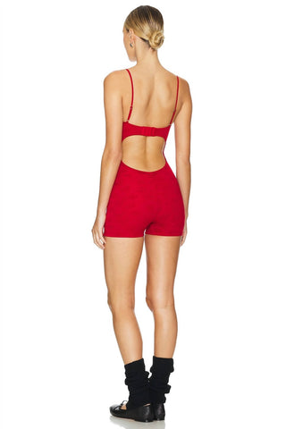 Frankies Bikinis - Clara shine jacquard bodysuit