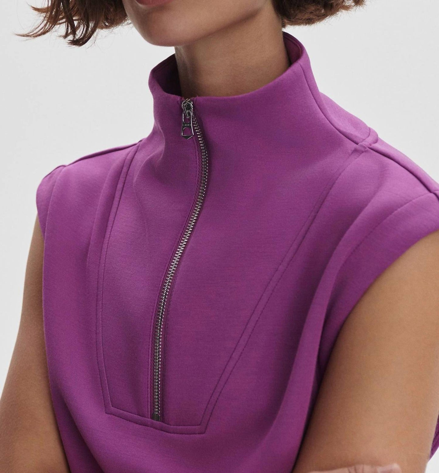 Varley - Magnolia Half Zip Tank Top
