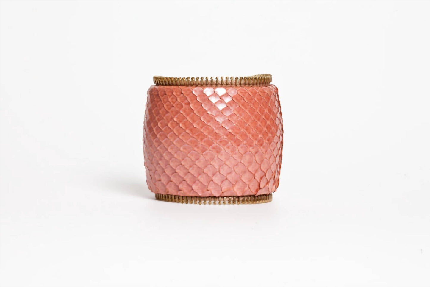 Avenue Chic - Women's Python Zipper Cuff - Large