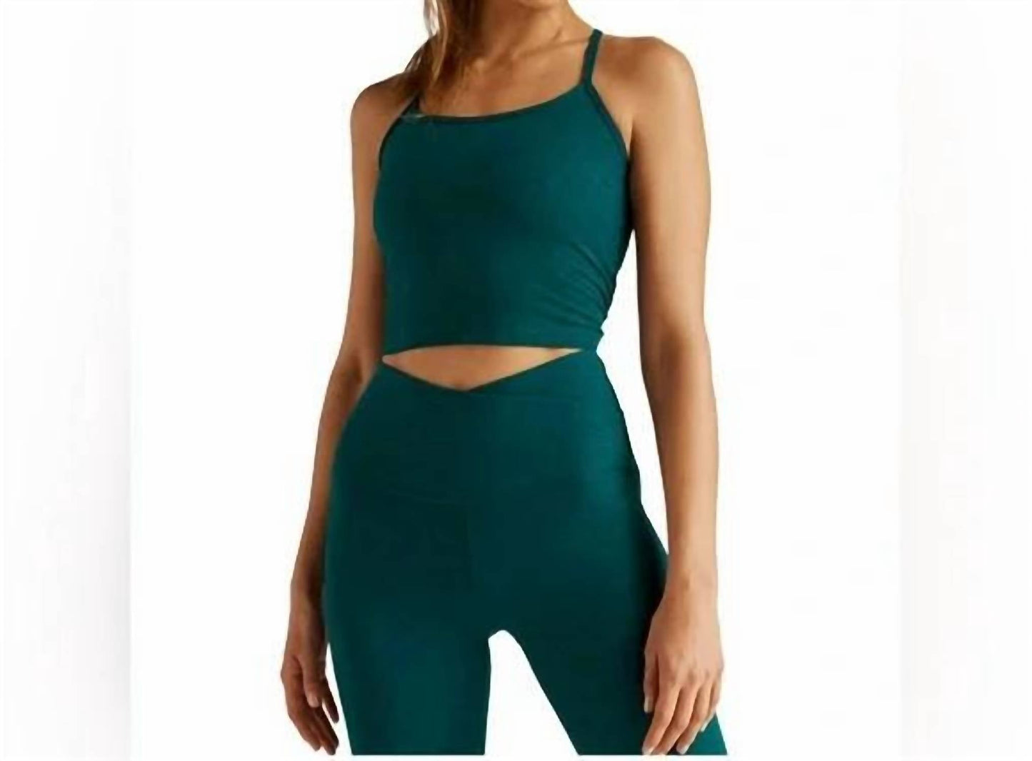 Beyond Yoga - Spacedye Slim Racerback Cropped Tank Top