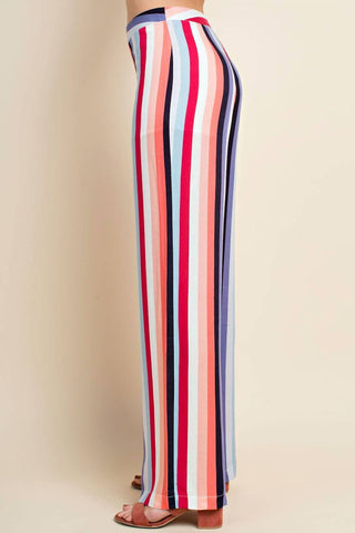 Honey Punch - Luna Striped Pants