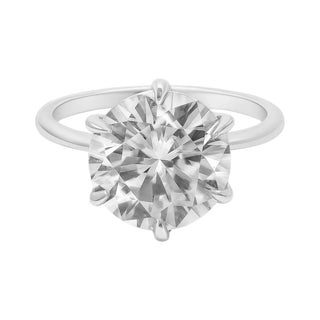 Allyanna Gifts - Women's Round Solitaire Moissanite Ring