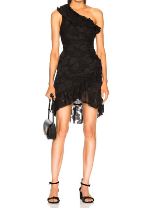Ulla Johnson - Rimona One Shoulder Ruffle Silk Dress