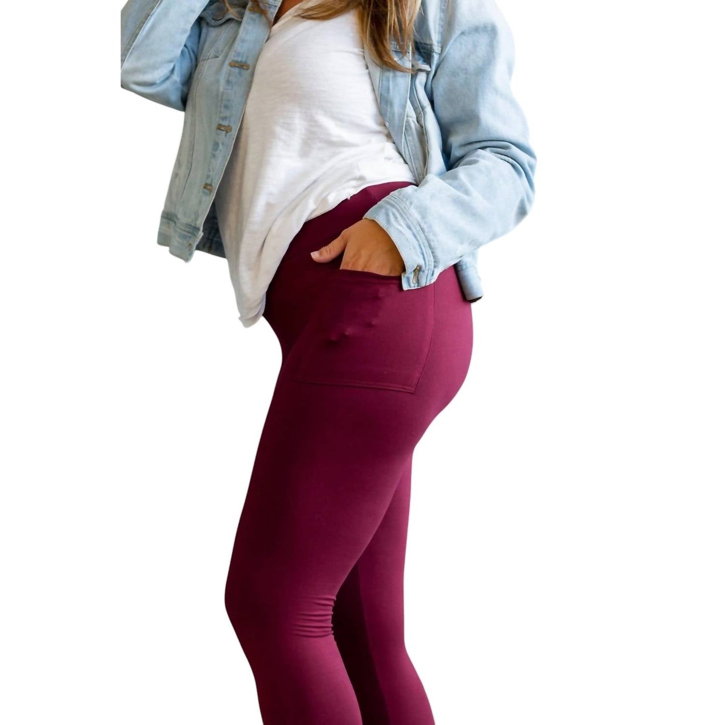 Julia Rose - Full Length Leggings with Pocket
