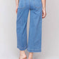 Charlie B - Mid-rise Cropped Flare Patch Pocket Pant