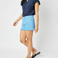 Judy Blue - Mid-rise Garment Dyed Frayed Hem Shorts