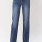 Judy Blue - High Waist Hidden Button-fly Straight Denim Jeans
