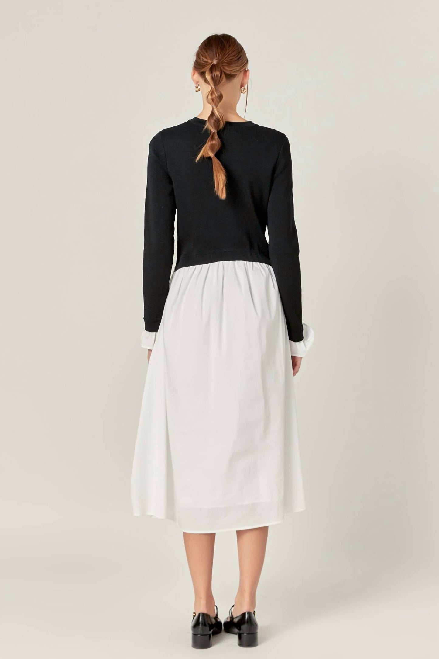 2.7 August Apparel - Bitsy Bubble Hem Dress