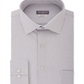 Van Heusen Men's Classic/Regular Fit Flex Collar Stretch Check Dress Shirt Purple Size L