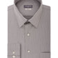 Van Heusen Men's Fit Flex Collar Stripe Dress Shirt Gray Size 16X34X35