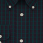 Eagle Men's Classic Regular Fit Non Iron Flex Collar Check Dress Shirt Green Size 17X32-33