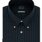 Eagle Men's Check Collared Work Dress Shirt Green Size 36-37