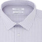 Calvin Klein Men's Logo Slim Fit Stretch Collar Dress Shirt Purple Size 16X32-33