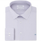 Calvin Klein Men's Logo Slim Fit Stretch Collar Dress Shirt Purple Size 16X32-33